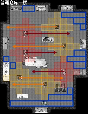 【噩梦难度】肯特的委托：五种地图守卫行动路线及安全区域分布图