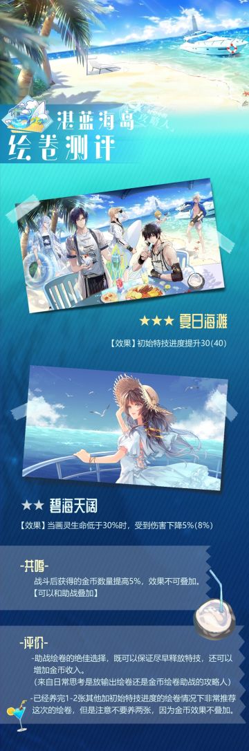 湛蓝海岛-绘卷解析