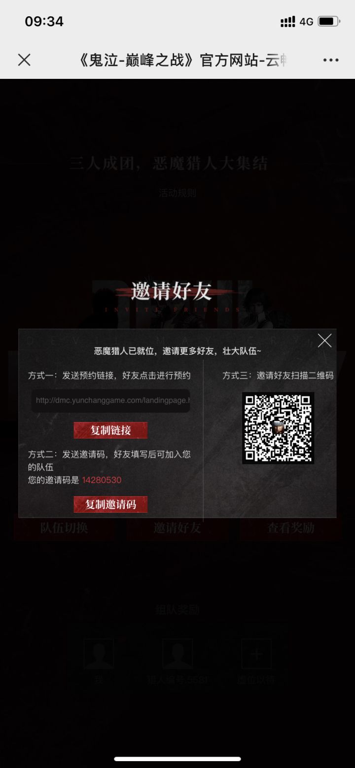 组队截图