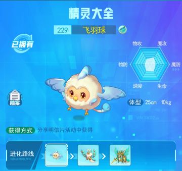 精灵图鉴--飞羽球