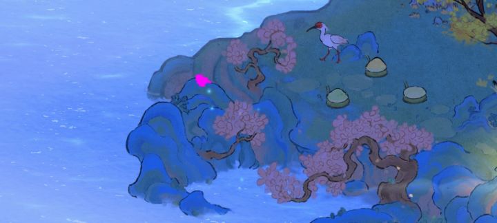 山头被不知名玫色色块侵蚀截图