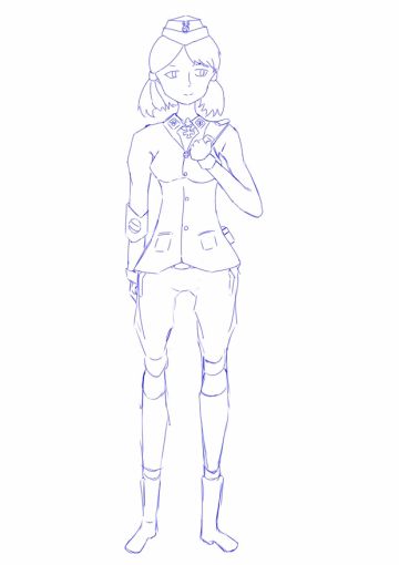 同人创作•Alternative History•灰烬战线世界线•E50概念图