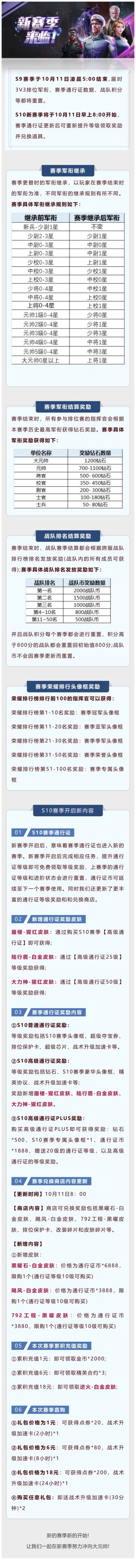 S10赛季新开启，新的旅程新的好礼！