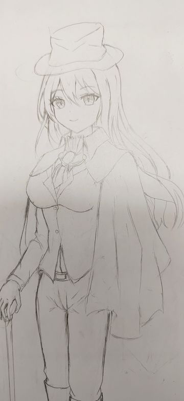 B站的活动，画了个人设图