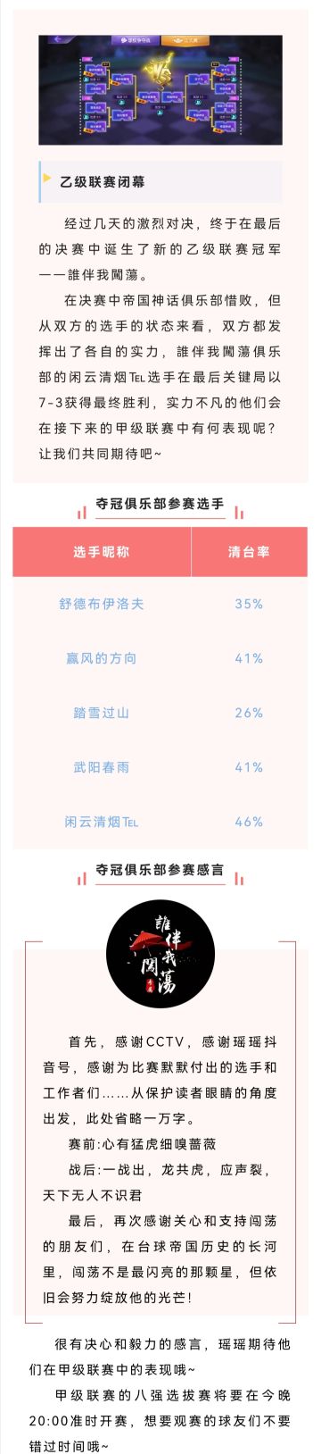 乙级联赛 | 冠军俱乐部誰伴我闖蕩