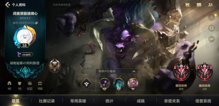 记录贴|辅助|单排宗师|关于我一些想说的截图