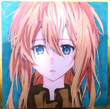 给同学画的生日礼物，开心坏了呢