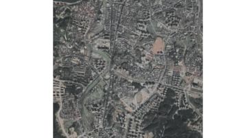 多样化的地图，丘陵果园