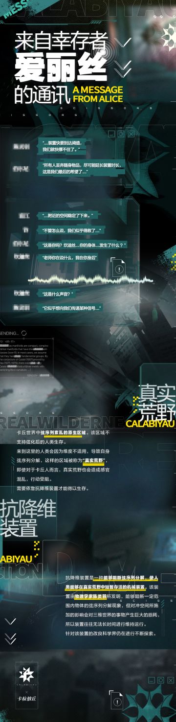 来自幸存者爱丽丝的通讯