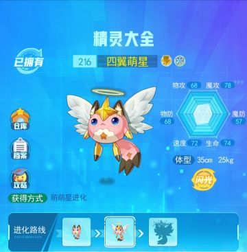 精灵图鉴-四翼萌星