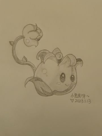 画一个可爱的药师妹妹吧～😀