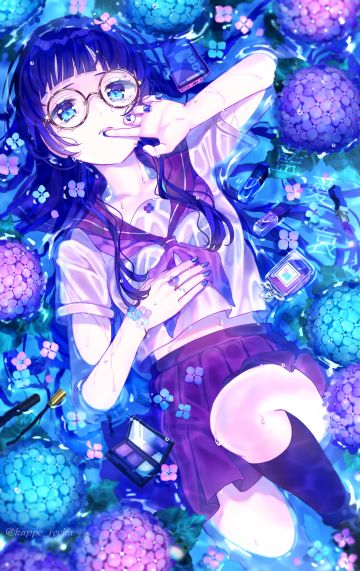 『今日主题』紫阳花与少女(第144期)