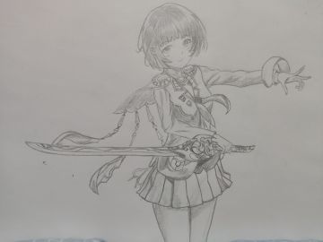 学魔法救不了ida，所以咲拿起了剑