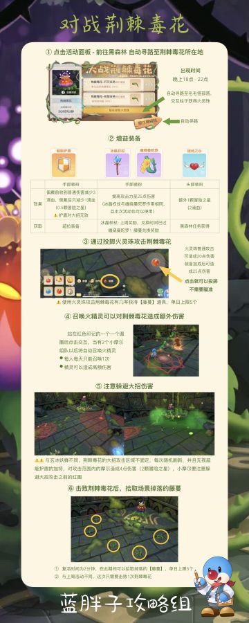 活动攻略——【对战荆棘毒花】