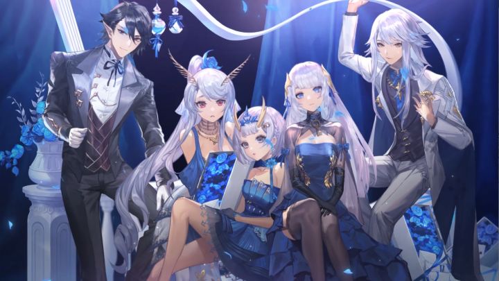 幻书装帧丨萃一抹宝石蓝与亮银,奏一出仲夏随想曲~截图