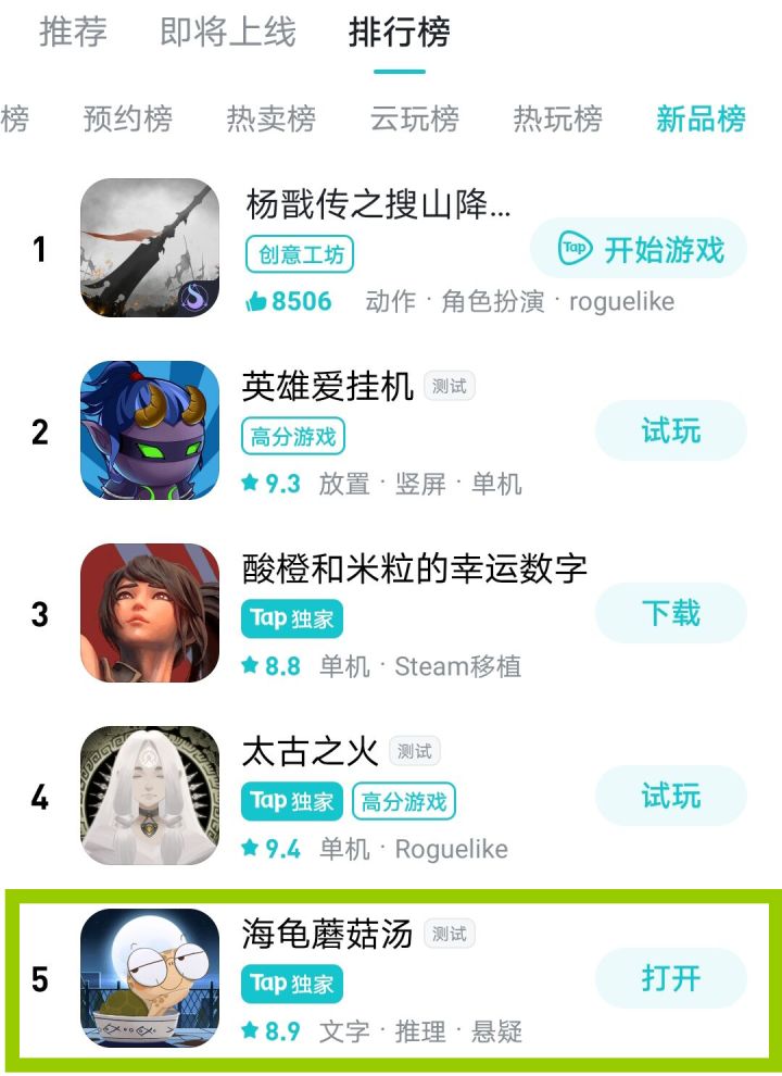 Tap9分,谁做谁火,这类小众解谜游戏戳中了玩家哪点?截图