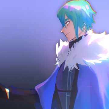 【同人】画了最喜欢的三位ai，逐光这么可爱肯定是女的吧！！！！！