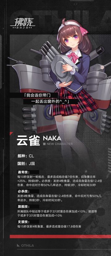 【OTHILA资料库】「云雀」角色介绍