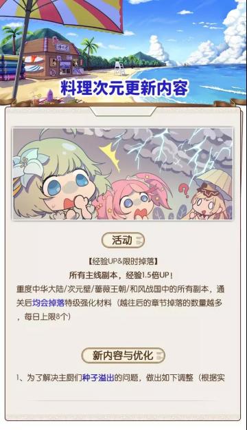 游戏公告 | 经验1.5倍UP&限时掉落特级强化材料！