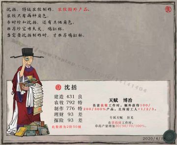 【博洽】沈家梦溪人 括集万卷书