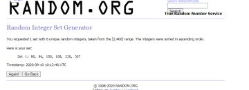 9月3日获奖结果公布