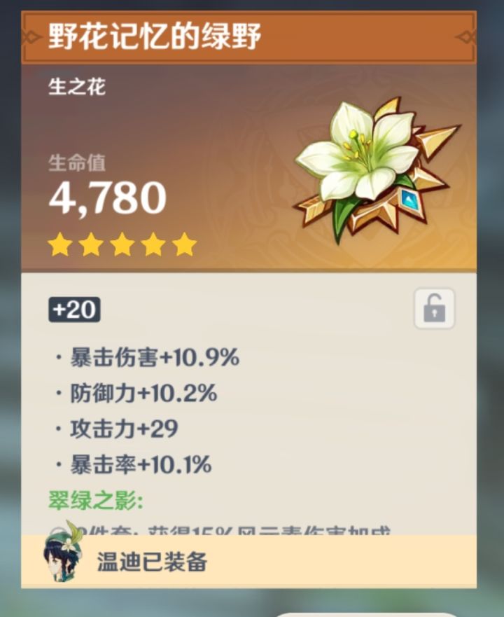 坛友诚不欺我，圣遗物真难刷截图