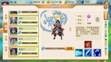 武将介绍-夏侯惇、张郃、周瑜