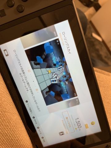 滚动的天空1 刚一上线 switch 就排到新品推荐的第一位