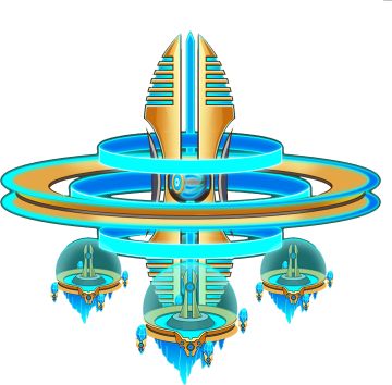 三种族建筑-精灵族空间站