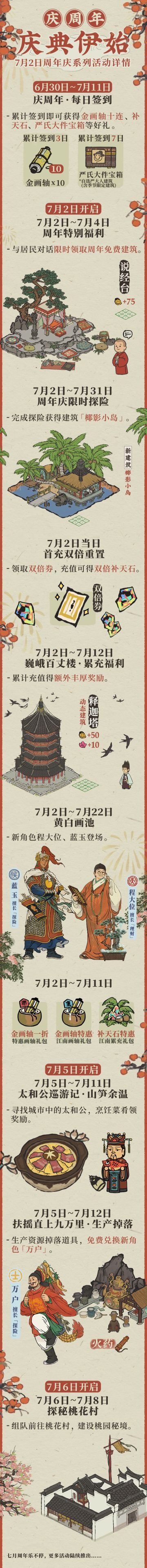 【江南百景图】 周年庆系列活动提前知