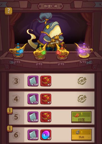 《最强阵容》群雄灯神通关技巧