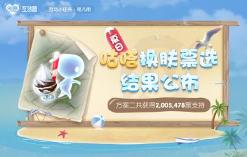 创意互动营|互动小任务第九期，夏日咕嗒换肤票选结果公布