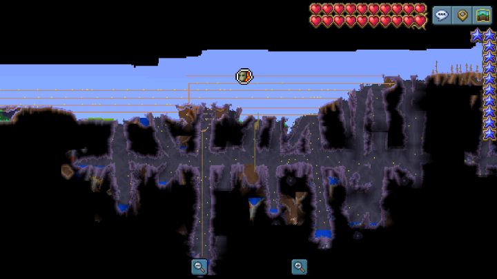 怎么没有看见陨石坑?截图