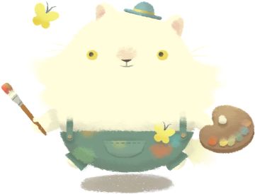 你的白胖萌猫莫奈已上线～