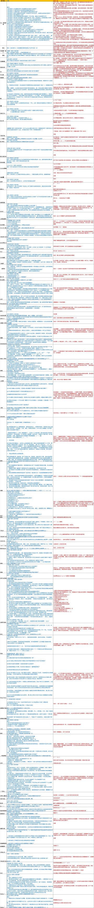 制作人面对面问答汇总！