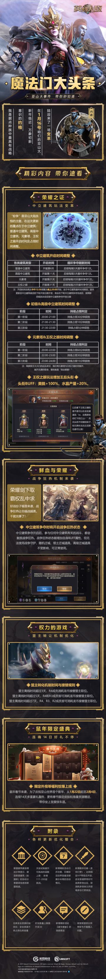 《魔法门大头条》新年首刊！ 亚山大事件，带你秒知道。