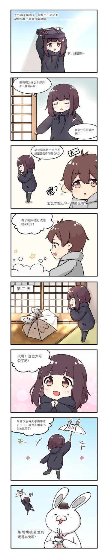 《胡桃の脑洞日常》第6话：像菌菇的伞