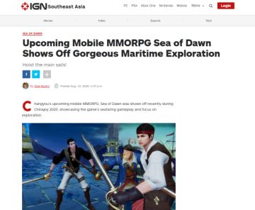 未上线就获IGN等7家外媒集体报道，《黎明之海》要走出国门，迈向世界了？