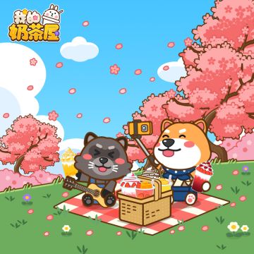 【樱花季】三月，来奶茶屋看樱花漫天飞舞🌸🌸🌸