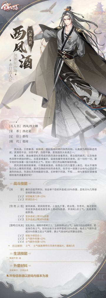 《食物语》#对弈山河#全新限时活动食魂资料公开