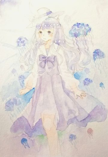 抓一个小ko爱给她画画