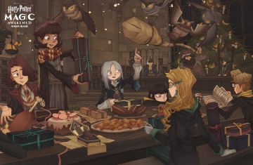 亲爱的巫师，请查收来自霍格沃茨的圣诞祝福！