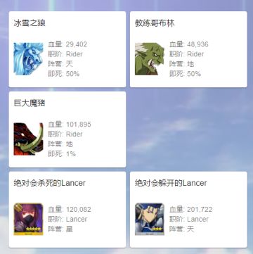 对NGA无限池第一期队伍的变体