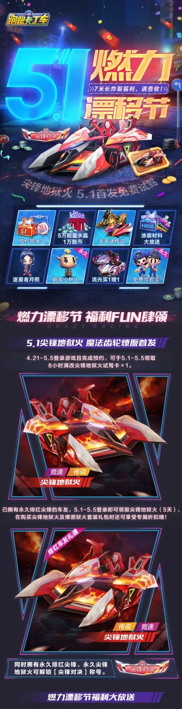 倒计时1天 | 明天约你一起开启5.1燃力漂移节！