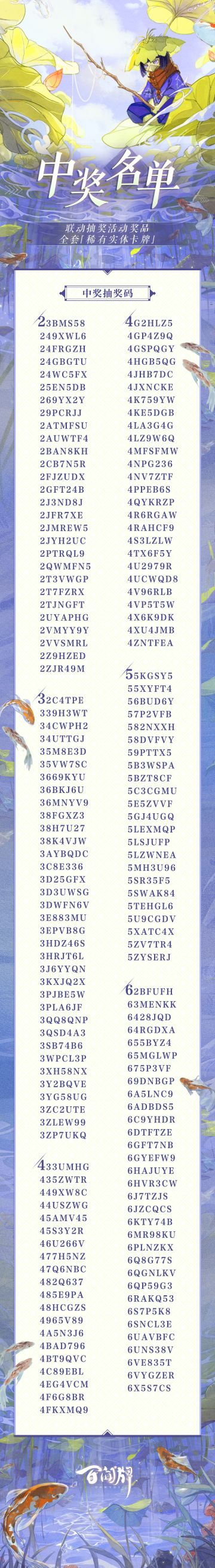 《阴阳师：百闻牌》× TV动画《鬼灭之刃》联动抽奖活动中奖名单现已出炉！