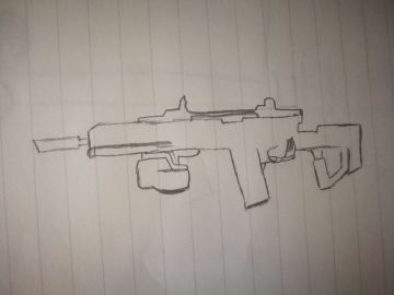 几年前画的，来猜一猜是哪把枪