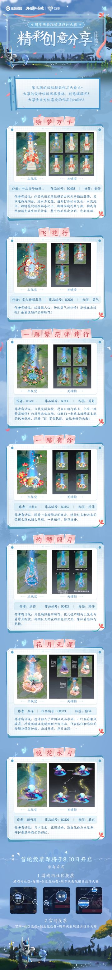 【周年庆表现道具设计大赛】创意分享第三期，风格多样，创意满满！
