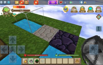 《方块堡垒》空岛生存岩浆不小心变黑曜石了怎么办