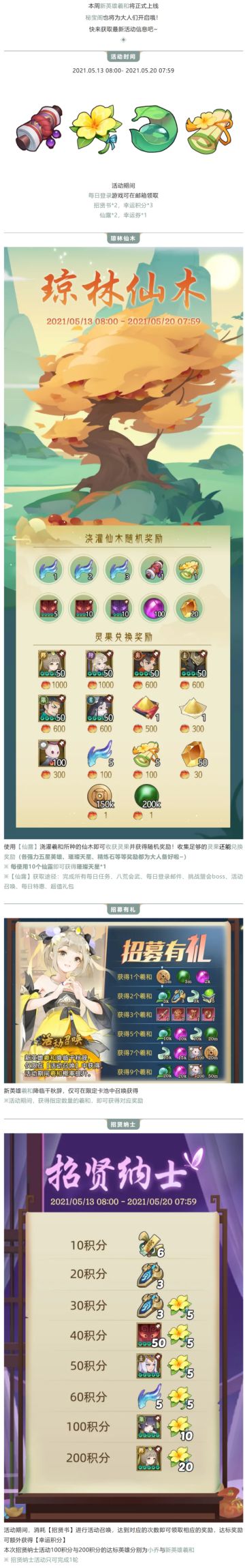 活动解读丨羲和驻辉，琼林有木