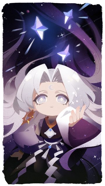 庭院插画集 | 星夜永眠